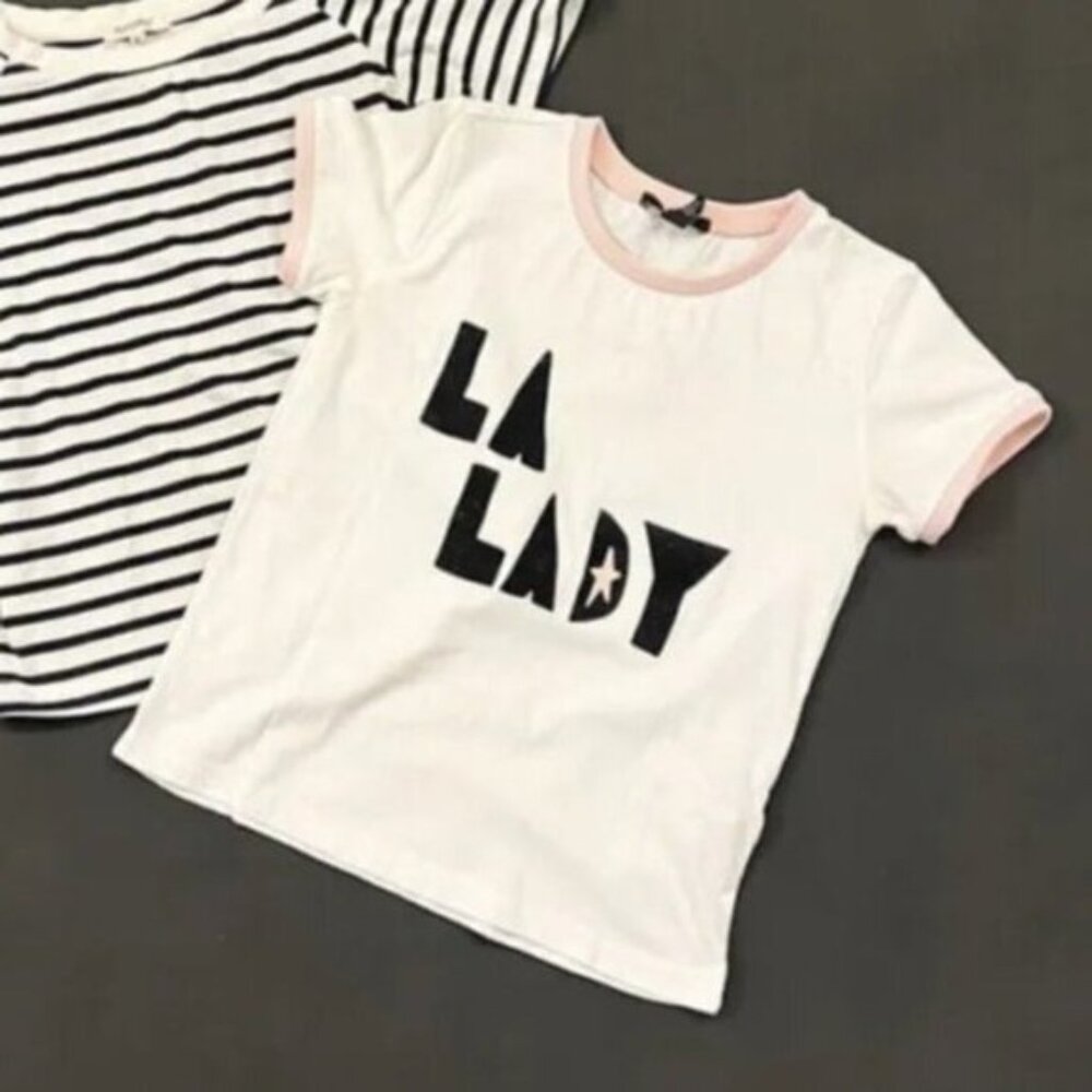 LA Lady Letter Printed Tee